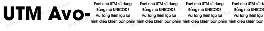 UTM Avo字体转换